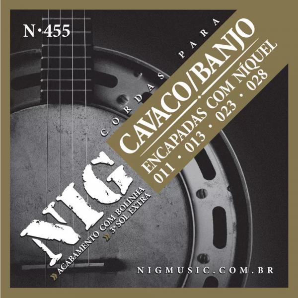 Encordoamento NIG Cavaquinho Banjo N455