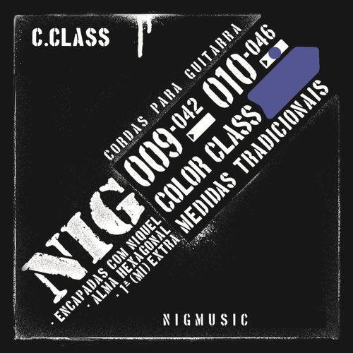 Encordoamento Nig Color Class Azul 010 046 para Guitarra N1643