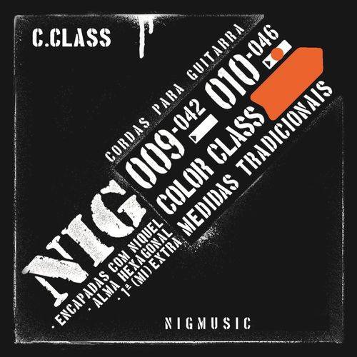 Encordoamento Nig Color Class Laranja 010 046 para Guitarra N1642