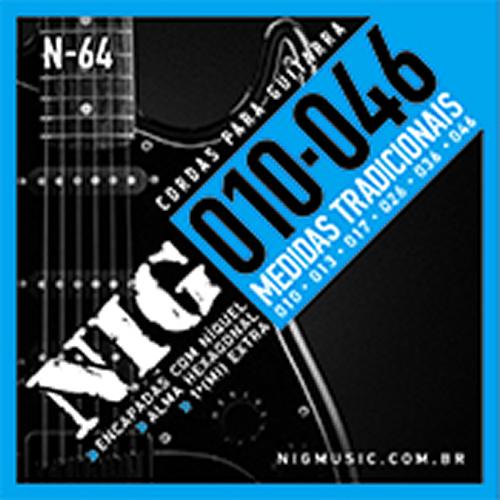 Encordoamento NIG Guitarra Tradicional 010 N64