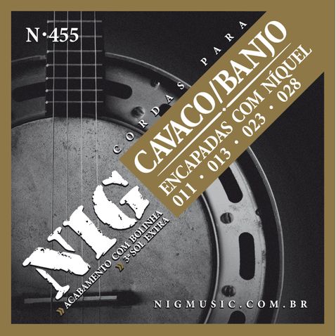 Encordoamento Nig N455 Cavaco Banjo
