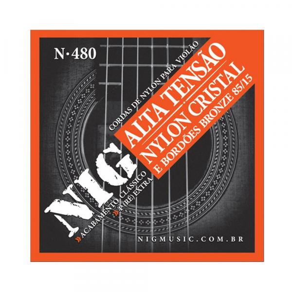 Encordoamento NIG N480 P/ Violão Nylon Clássico - EC0240 - Nig Strings