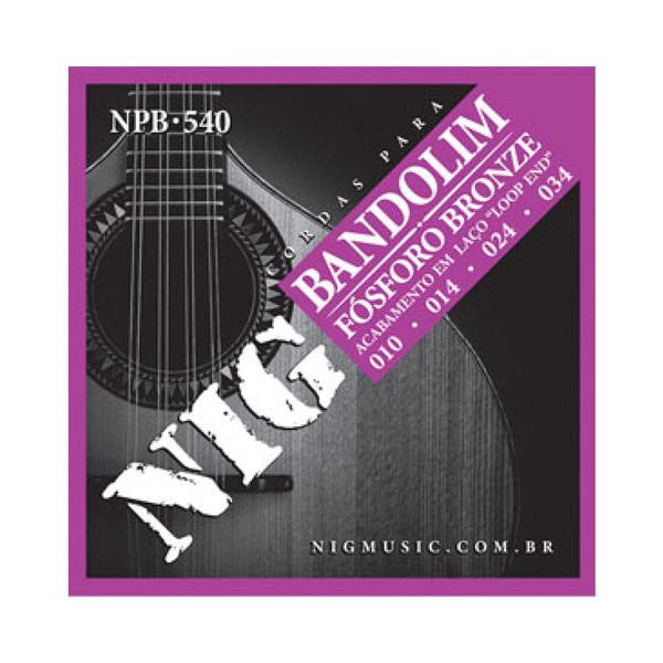 Encordoamento NIG P/ Bandolim NPB540 10/34 - EC0264 - Nig Strings