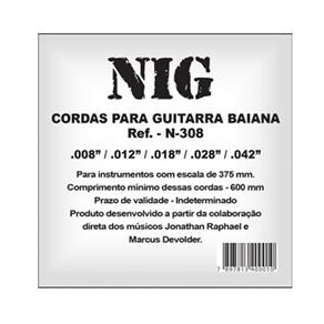 Encordoamento NIG P/ Guitarra Baiana 8/42 - EC0016