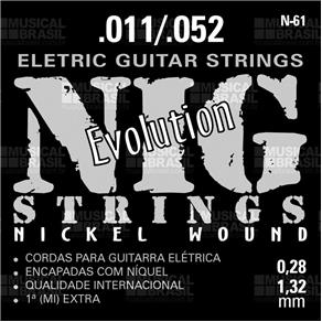Encordoamento NIG para Guitarra (.011-.052) N61