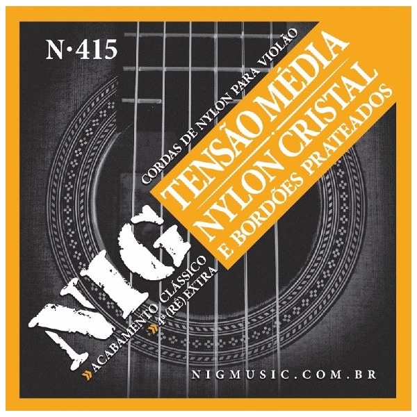 Encordoamento Nig para Violão de Nylon N-415 - Nig Strings