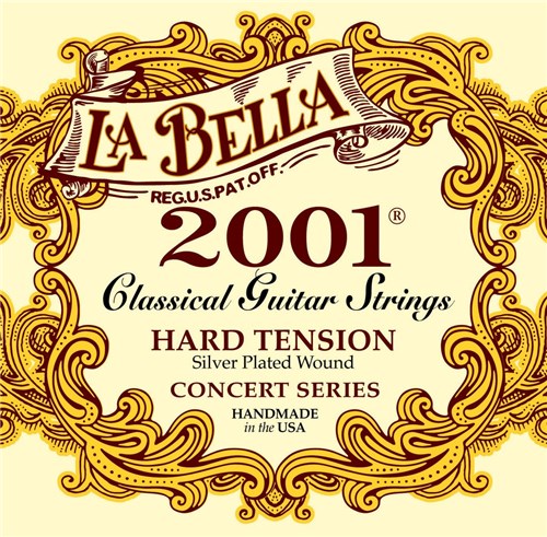 Encordoamento Nylon La Bella 2001 Concert Series Hard Tension