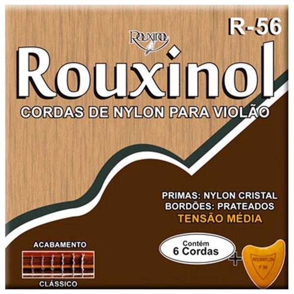 Encordoamento Nylon para Violão Tensão Média R56 Rouxinol