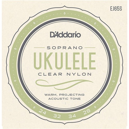 Encordoamento Nylon Ukulele Soprano - Ej65S - D'addario
