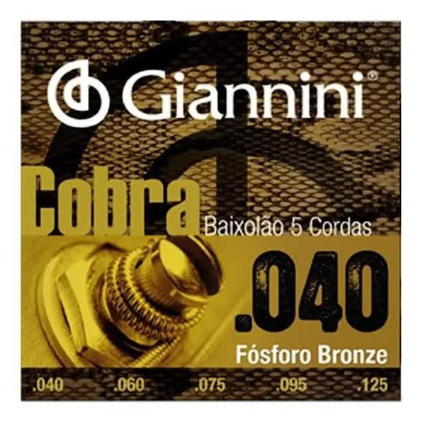 Encordoamento P/ Baixolao Giannini Geebalf5 0.040/0.125