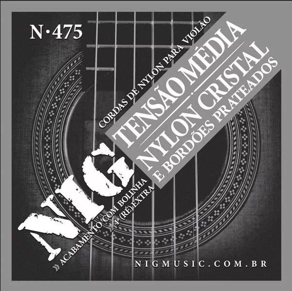 Encordoamento P/ Violão Nig Nylon C/ Bolinha T.m. N-475