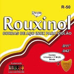Encordoamento P/ Violão Rouxinol Aço Chenille R-50 - Nig