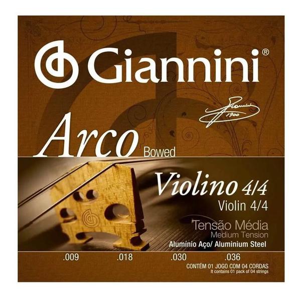 Encordoamento P/ Violino Giannini Geavva