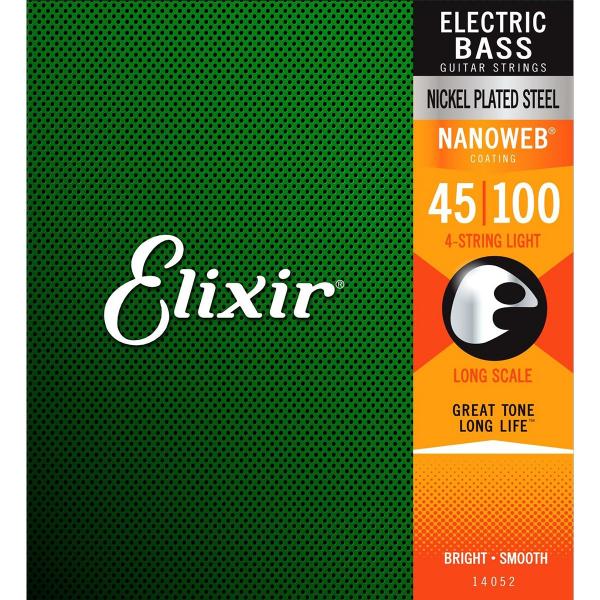 Elixir - Encordoamento para Baixo 4 Cordas 045 Light LS