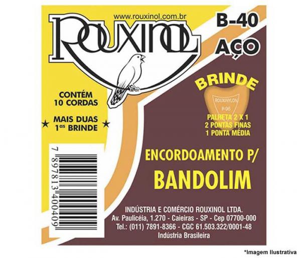 Encordoamento para Bandolim Rouxinol B-40