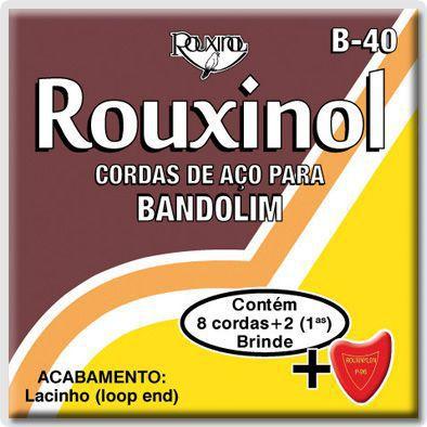 Encordoamento para Bandolim Rouxinol R40/B40