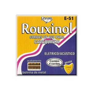 Encordoamento para Cavaco Rouxinol E51 011? Elétrico Aço - C/Palheta