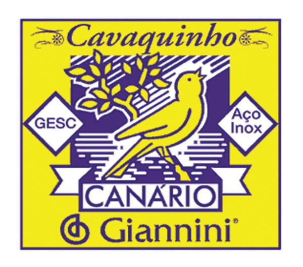 Encordoamento para Cavaquinho Aço Gesc - Série Canário - Tensão Média - Giannini