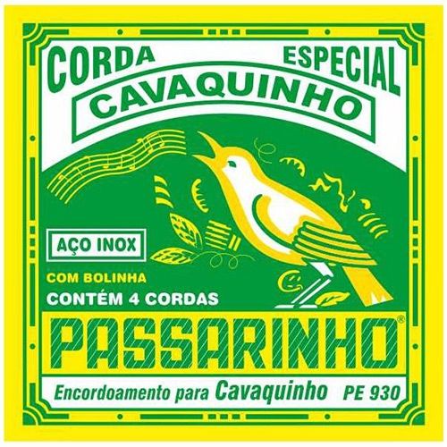 Encordoamento para Cavaquinho Passarinho PE-930 com Bolinha