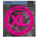 Encordoamento para Contra-Baixo 5 Cordas D'Addario EPS170-5 Pro Steels (.045-.130)