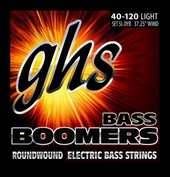 Encordoamento para Contrabaixo GHS 5L-DYB Light Série Bass Boomers (contém 5 Cordas) - Ghs Strings
