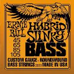 Encordoamento para Contrabaixo Hybrid Slinky 2833 4 Cordas, .045/.105 - Ernie Ball