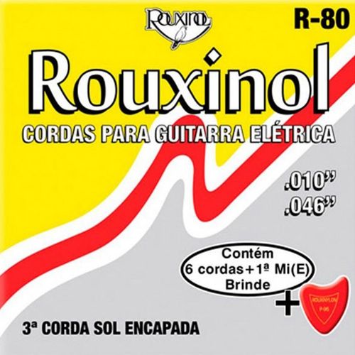 Encordoamento para Guitarra 0.10 Rouxinol R80