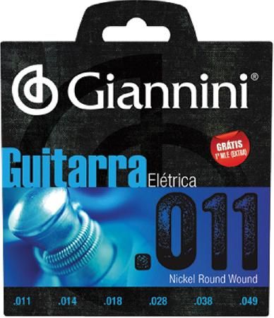 Encordoamento para Guitarra 0.11 Geegst 11 - Giannini