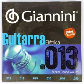 Encordoamento para Guitarra .013-.056 Giannini Geegst13