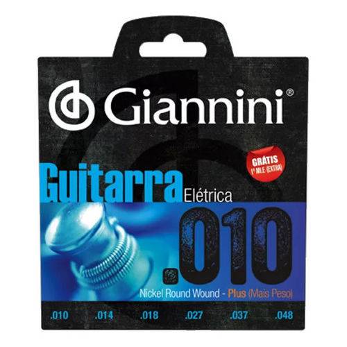 Encordoamento para Guitarra 010 Geegst.10 - Giannini