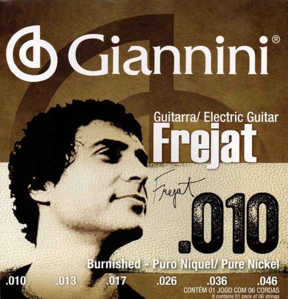 Encordoamento para Guitarra .010 Pure Nickel Signature Frejat Giannini
