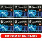 Encordoamento para Guitarra 011 049 Giannini GEEGST11 - Kit com 6 Unidades