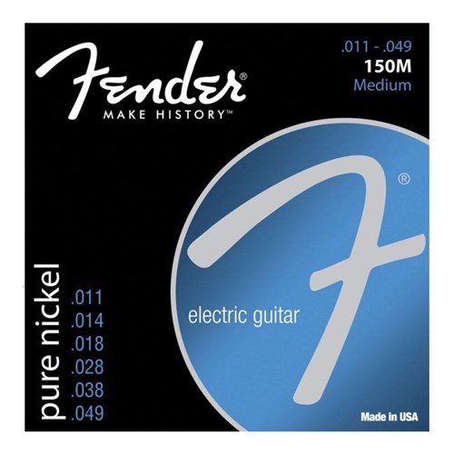 Encordoamento para Guitarra 011 150M Pure Nickel Fender