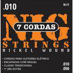 Encordoamento para Guitarra 7 Cordas Nig N-71 .010/.056