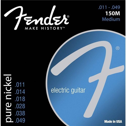 Encordoamento para Guitarra Aço 0.011 150M Niquelada Fender