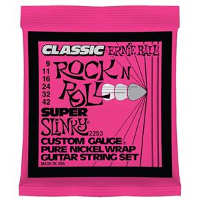 Encordoamento para Guitarra Aço 0.09 2253 Classic Super Slinky Ernie Ball
