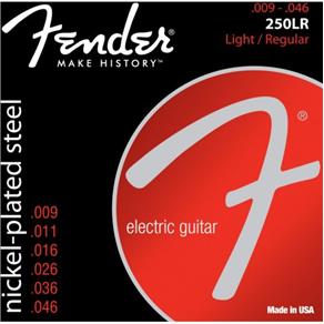 Encordoamento para Guitarra Aço 0.09 250Lr Niquelado Fender