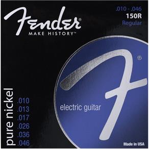 Encordoamento para Guitarra Aço 0.10 150r Niquelada Fender