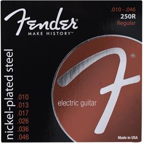 Encordoamento para Guitarra Aço 0.10 250r Niquelado Fender