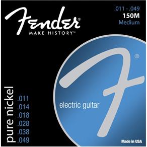 Encordoamento para Guitarra Aço 0.11 150m Niquelada Fender