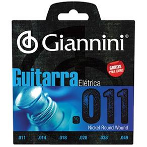 Encordoamento para Guitarra Aço 0.11 Geegst Giannini
