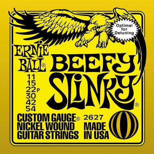 Encordoamento para Guitarra Beefy Slinky 2627, .011/.054 - Ernie Ball