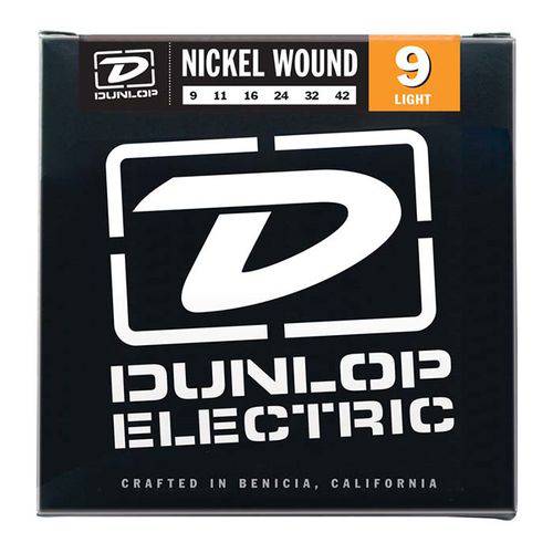 Encordoamento para Guitarra Dunlop (.009-.042) Light Nickel