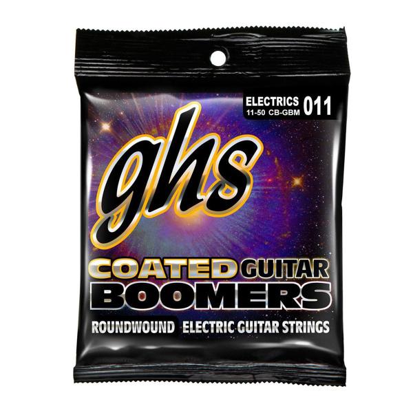 Encordoamento para Guitarra Elétrica GHS CB-GBM Medium Série Coated Boomers (contém 6 Cordas) - Ghs Strings