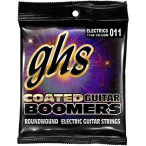 Encordoamento para Guitarra Elétrica GHS CB-GBM Medium Série Coated Boomers (contém 6 Cordas)