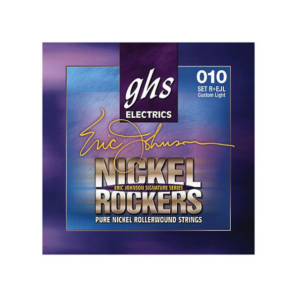 Encordoamento para Guitarra Elétrica GHS R+EJL Custom Light Série Nickel Rockers (contém 6 Cordas) - Ghs Strings