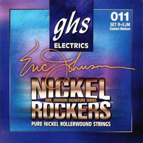 Encordoamento para Guitarra Elétrica GHS R+EJM Eric Johnson Signature Medium Série Nickel Rockers