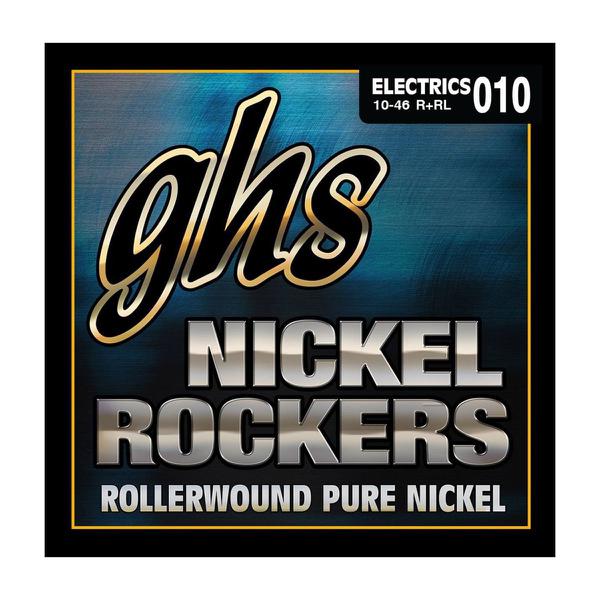 Encordoamento para Guitarra Elétrica GHS R+RL Light Série Nickel Rockers (contém 6 Cordas) - Ghs Strings