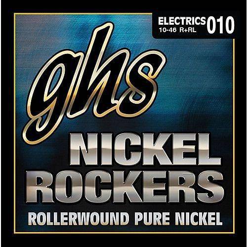 Encordoamento para Guitarra Elétrica GHS R+RL Light Série Nickel Rockers (contém 6 Cordas)