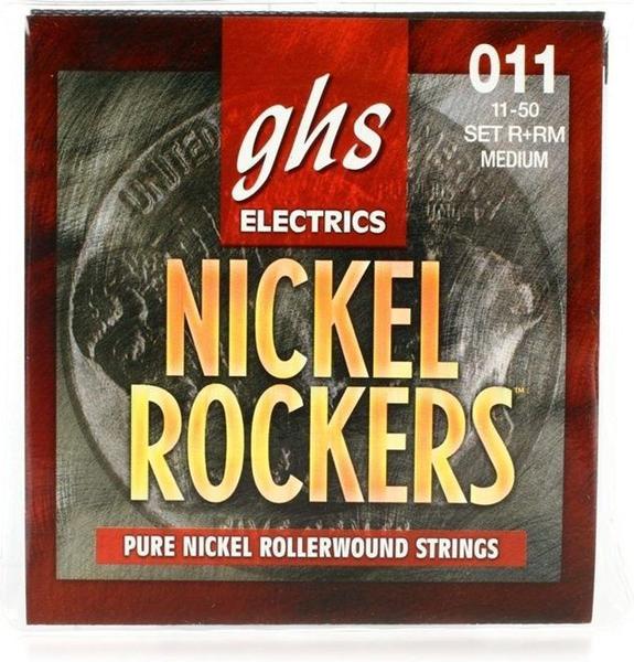 Encordoamento para Guitarra Elétrica GHS R+RM Custom Medium Série Nickel Rockers (contém 6 Cordas) - Ghs Strings